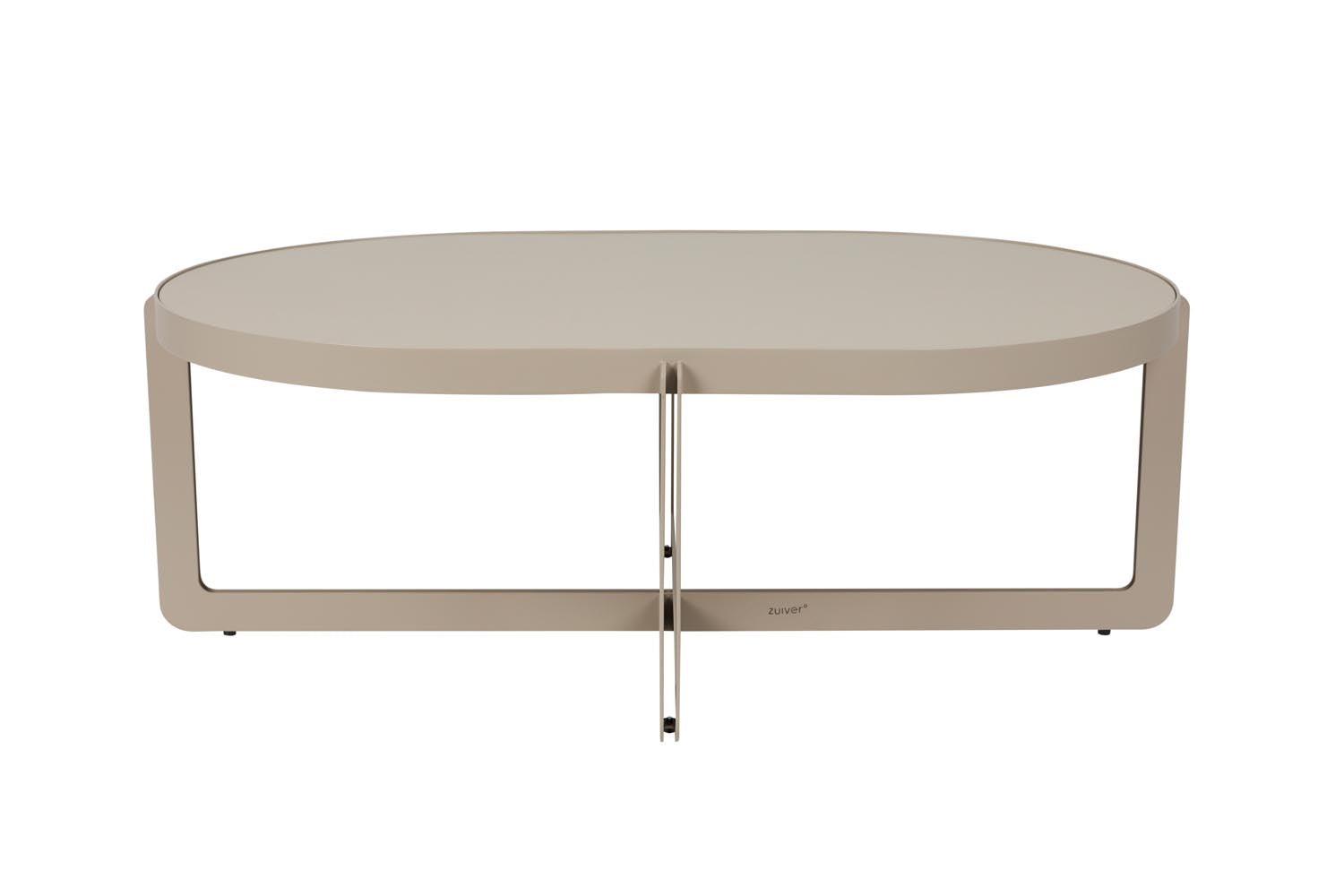 Moderner Couchtisch Centre Oval von Zuiver, stilvolles Design, erstklassige Qualität, perfekt für zeitgemäße Wohnräume.