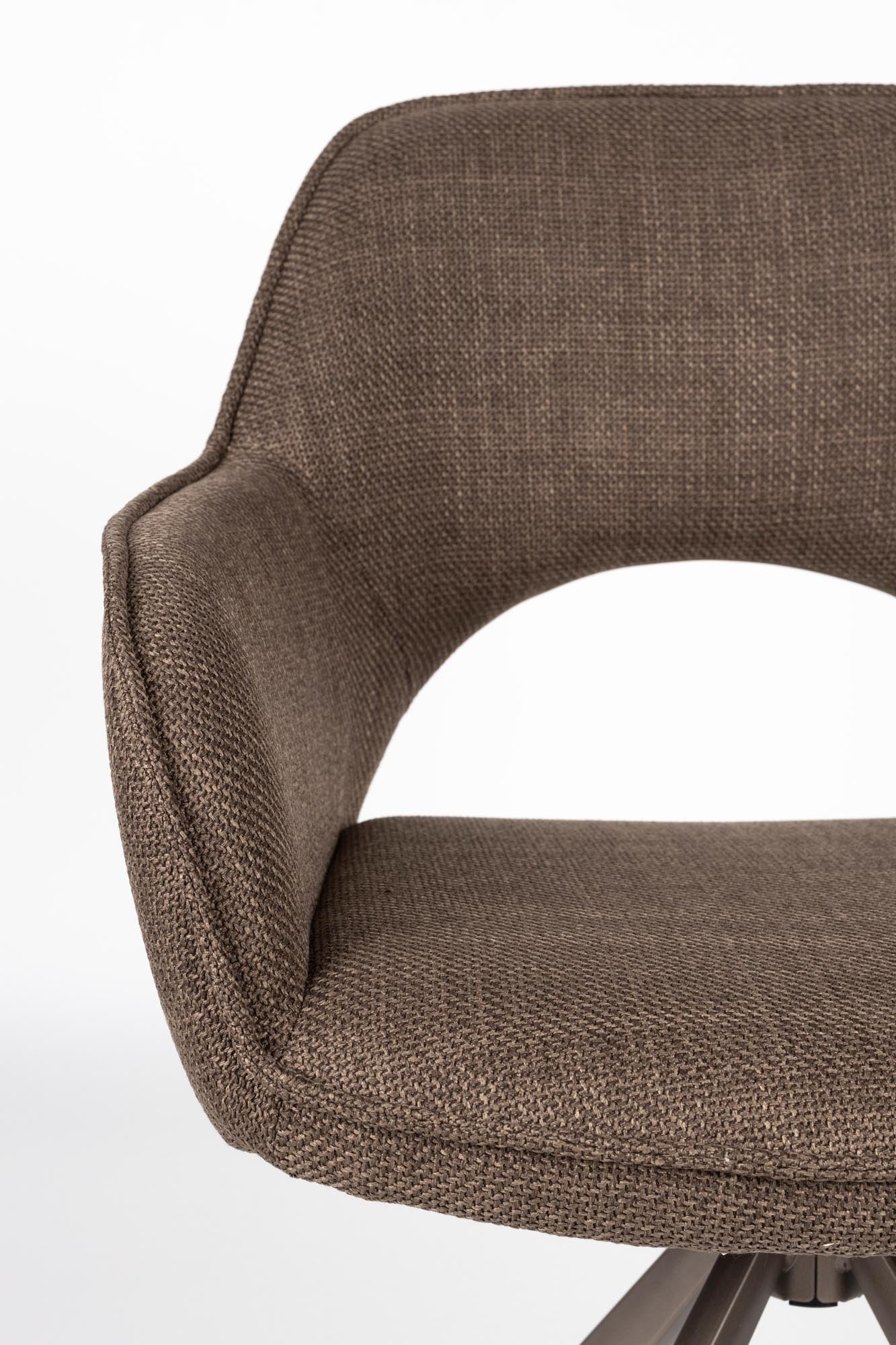 Erleben Sie den eleganten Esszimmerstuhl Toye von White Label Living – drehbar, komfortabel und in stilvollen Farben für Ihr Zuhause!