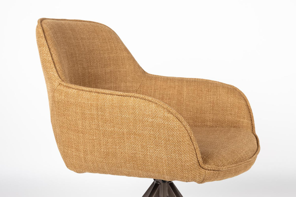 Stuhl Toye in Gelb präsentiert im Onlineshop von KAQTU Design AG. Stuhl ist von White Label Living