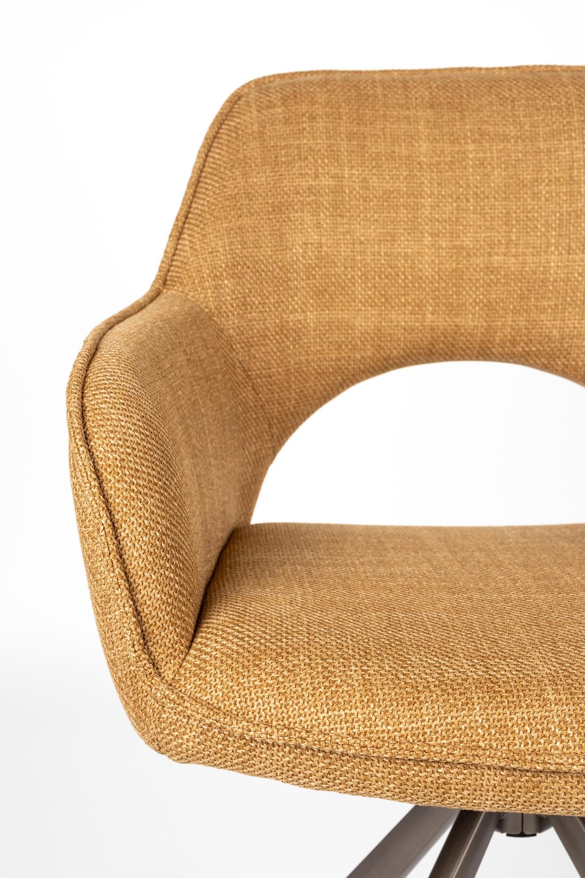 Stuhl Toye in Gelb präsentiert im Onlineshop von KAQTU Design AG. Stuhl ist von White Label Living