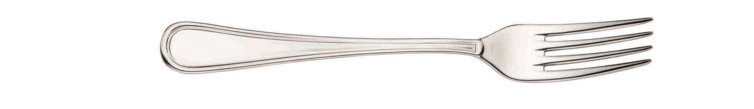 Stilvolle Byron Tafelgabel von Pintinox, 20.6 cm lang, perfekt für Hauptgerichte, vereint Funktionalität und zeitgemäßes Design.