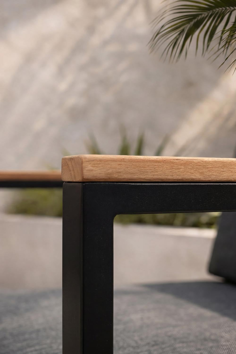 Dakar Sofa Outdoorset 90cm in Schwarz präsentiert im Onlineshop von KAQTU Design AG. Loungeset ist von Venture Home