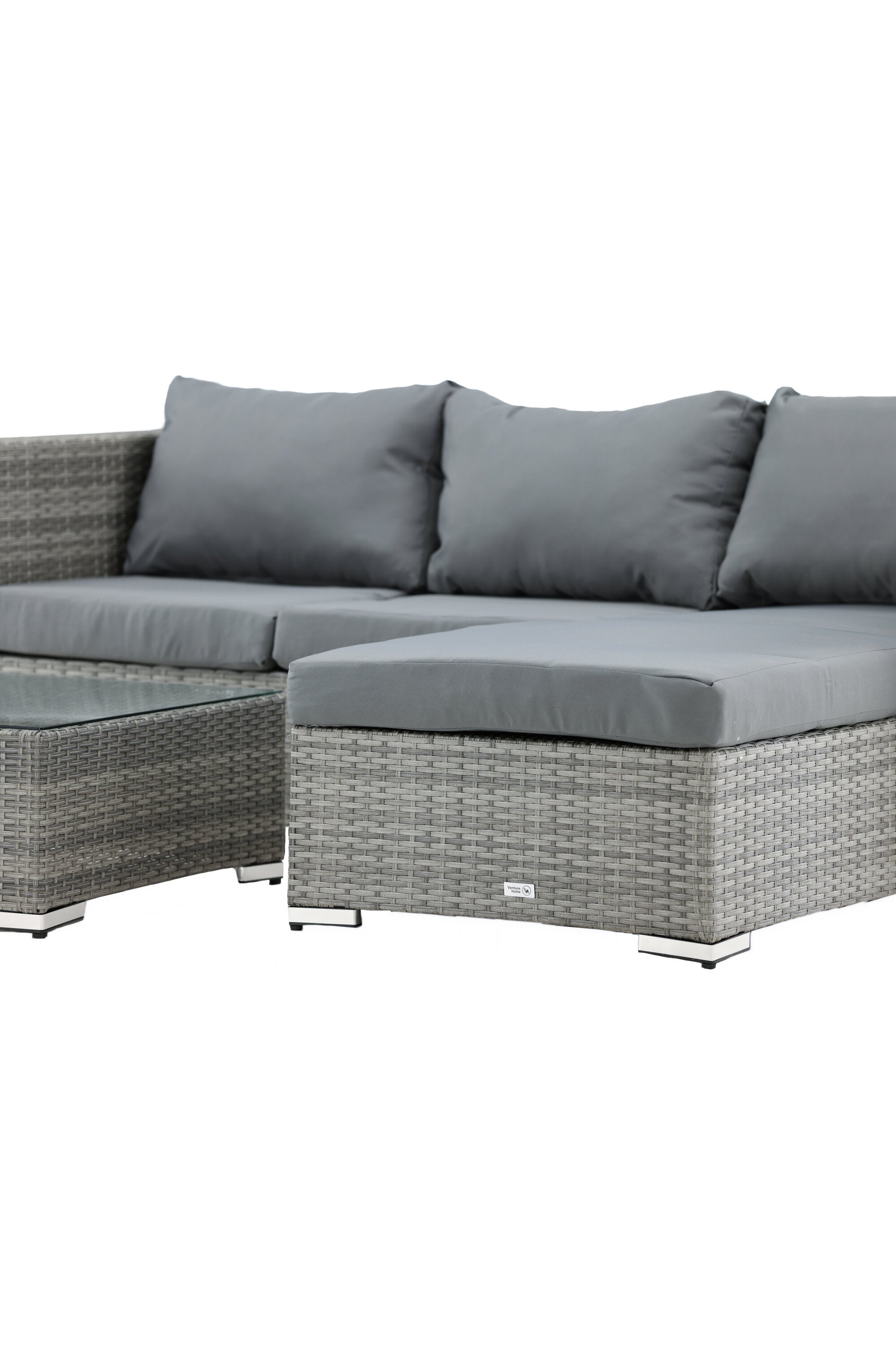 Rotterdam Sofaset 65cm in Grau präsentiert im Onlineshop von KAQTU Design AG. Loungeset ist von Venture Home