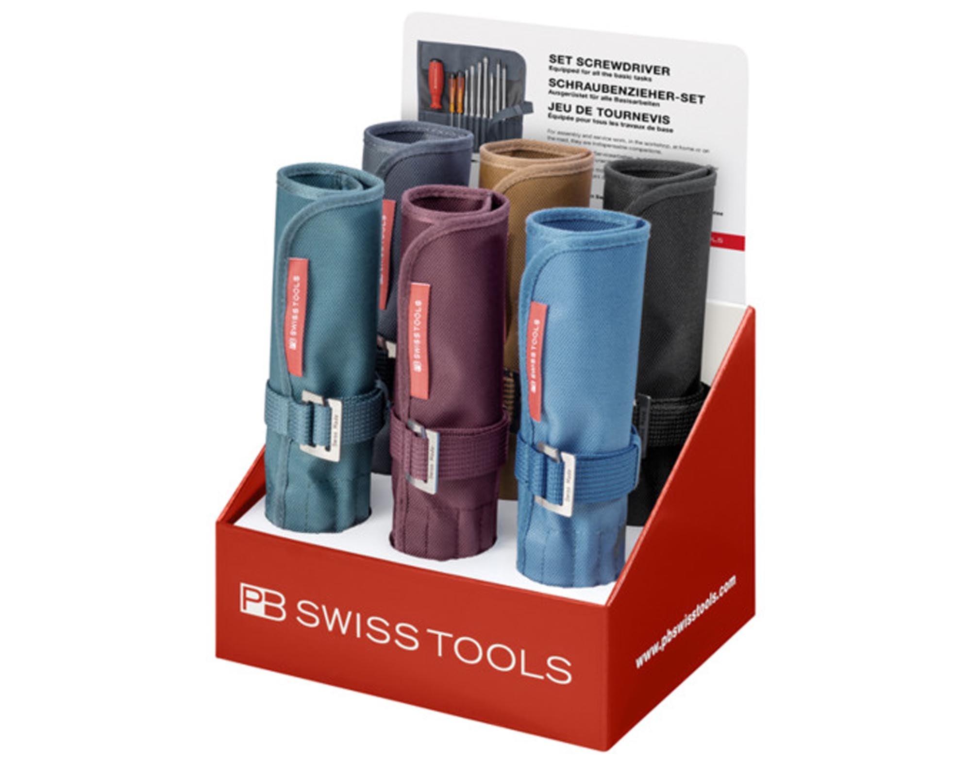 Schraubenz. Set Dis.PB 8218POS in  präsentiert im Onlineshop von KAQTU Design AG. Werkzeug ist von PB SWISS TOOLS