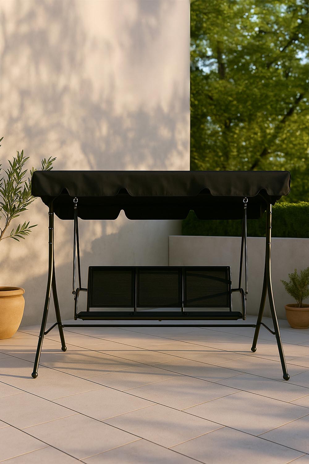 Montreal Sofa in Schwarz präsentiert im Onlineshop von KAQTU Design AG. Schaukel Outdoor ist von Venture Home