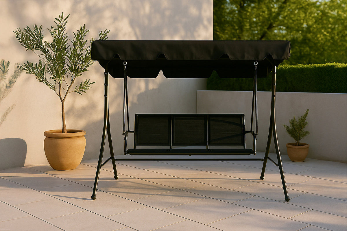 Montreal Sofa in Schwarz präsentiert im Onlineshop von KAQTU Design AG. Schaukel Outdoor ist von Venture Home