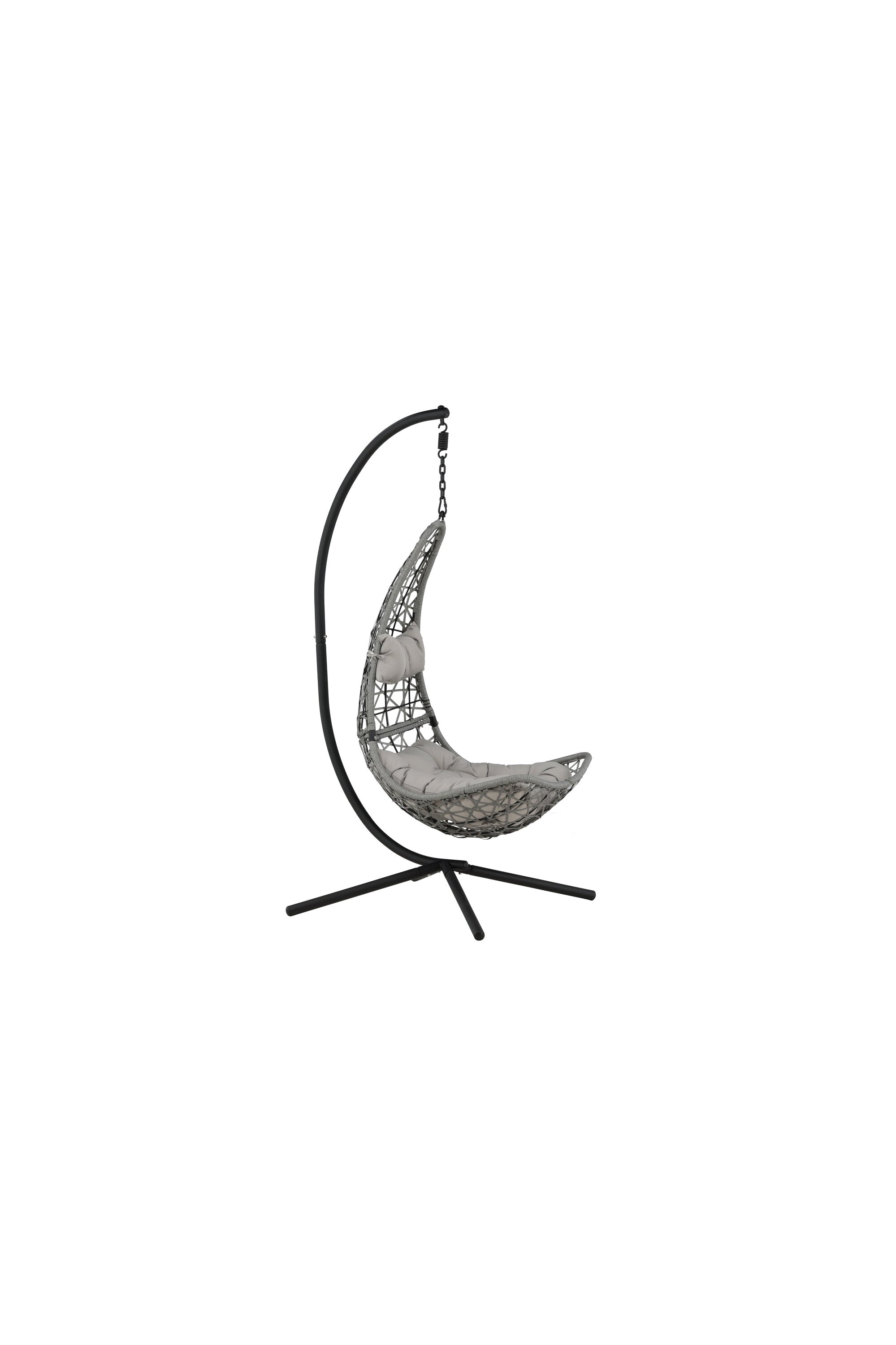 Edinburgh Hängesessel in Grau präsentiert im Onlineshop von KAQTU Design AG. Outdoor-Sessel ist von Venture Home