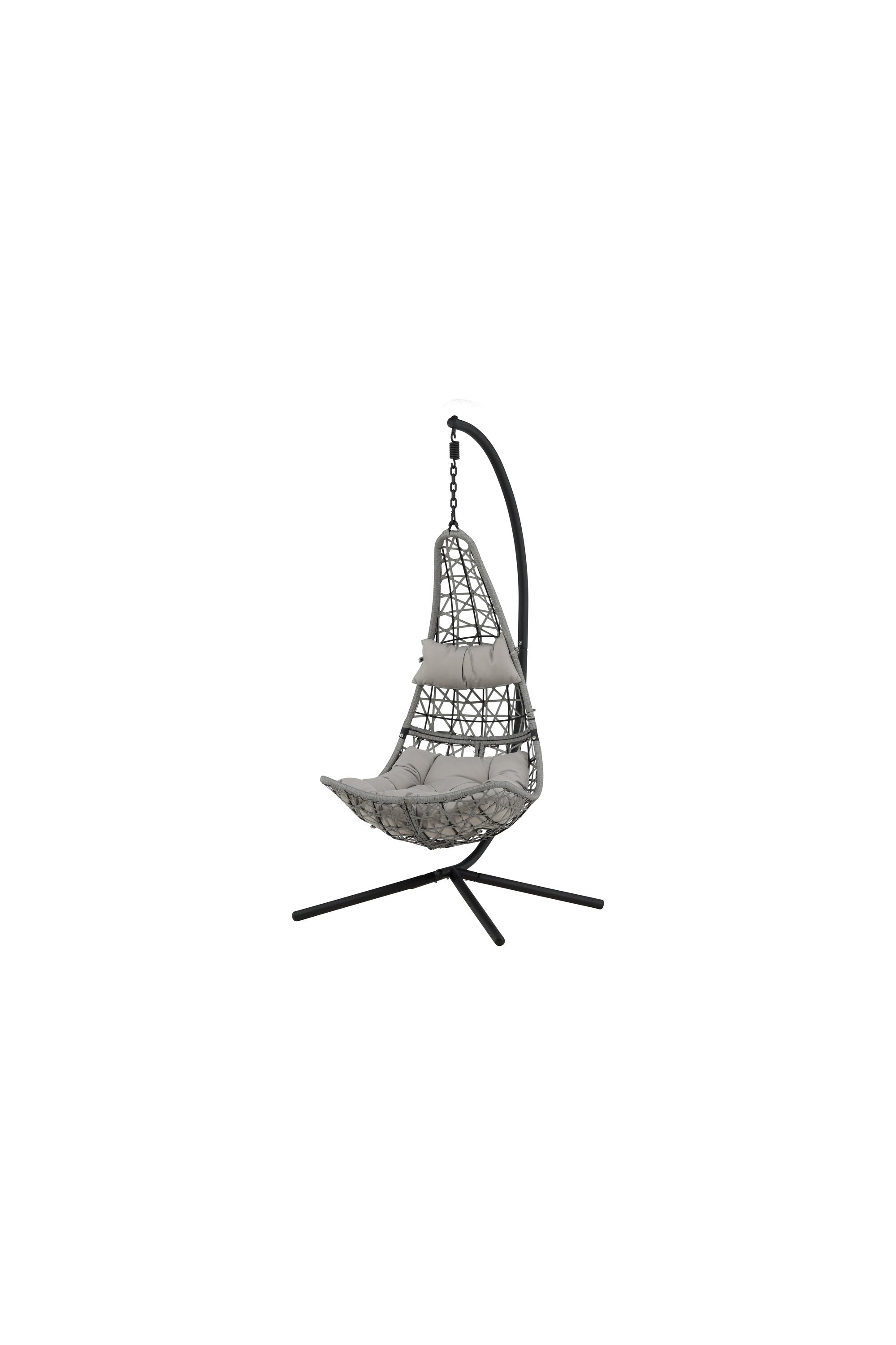 Edinburgh Hängesessel in Grau präsentiert im Onlineshop von KAQTU Design AG. Outdoor-Sessel ist von Venture Home