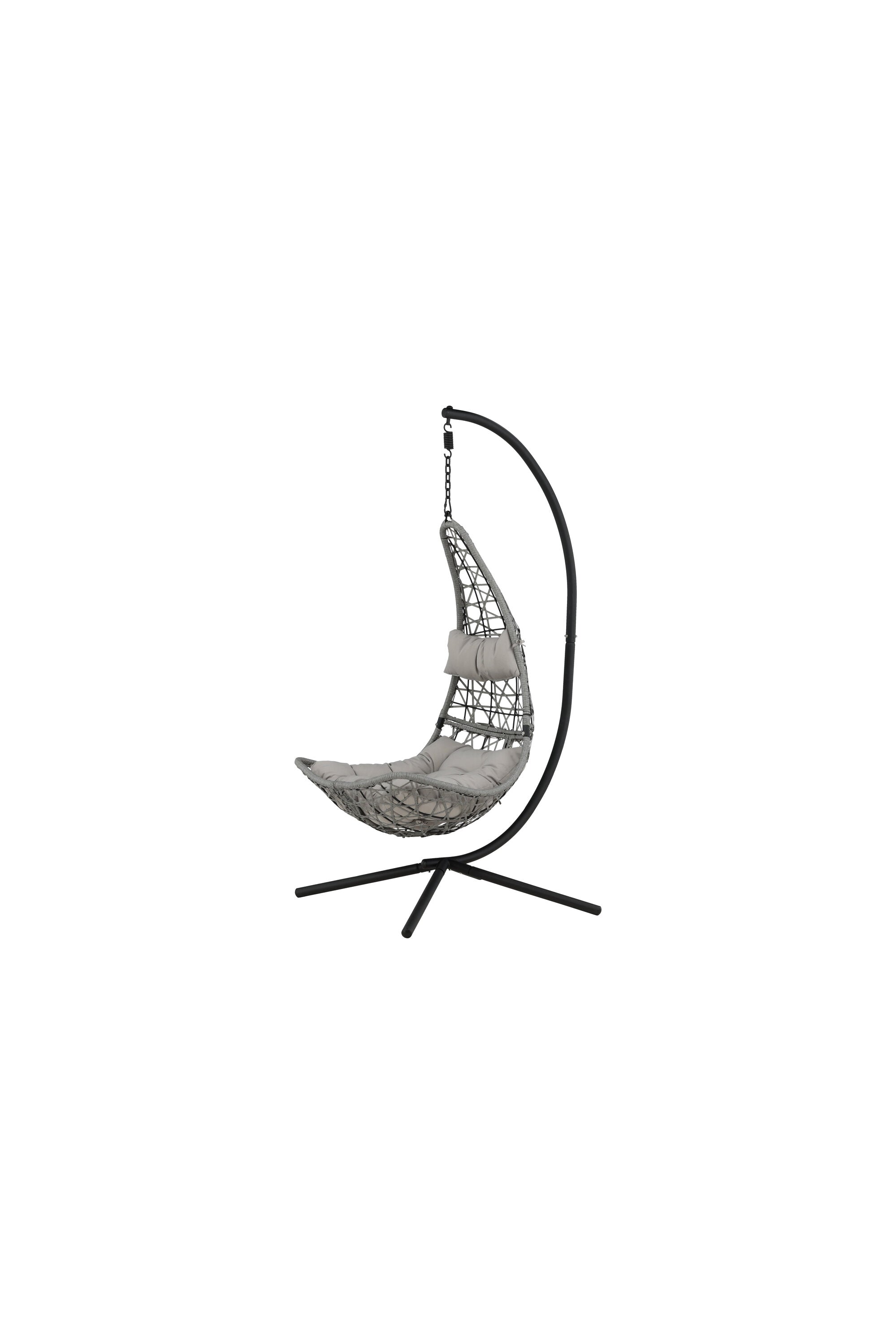Edinburgh Hängesessel in Grau präsentiert im Onlineshop von KAQTU Design AG. Outdoor-Sessel ist von Venture Home