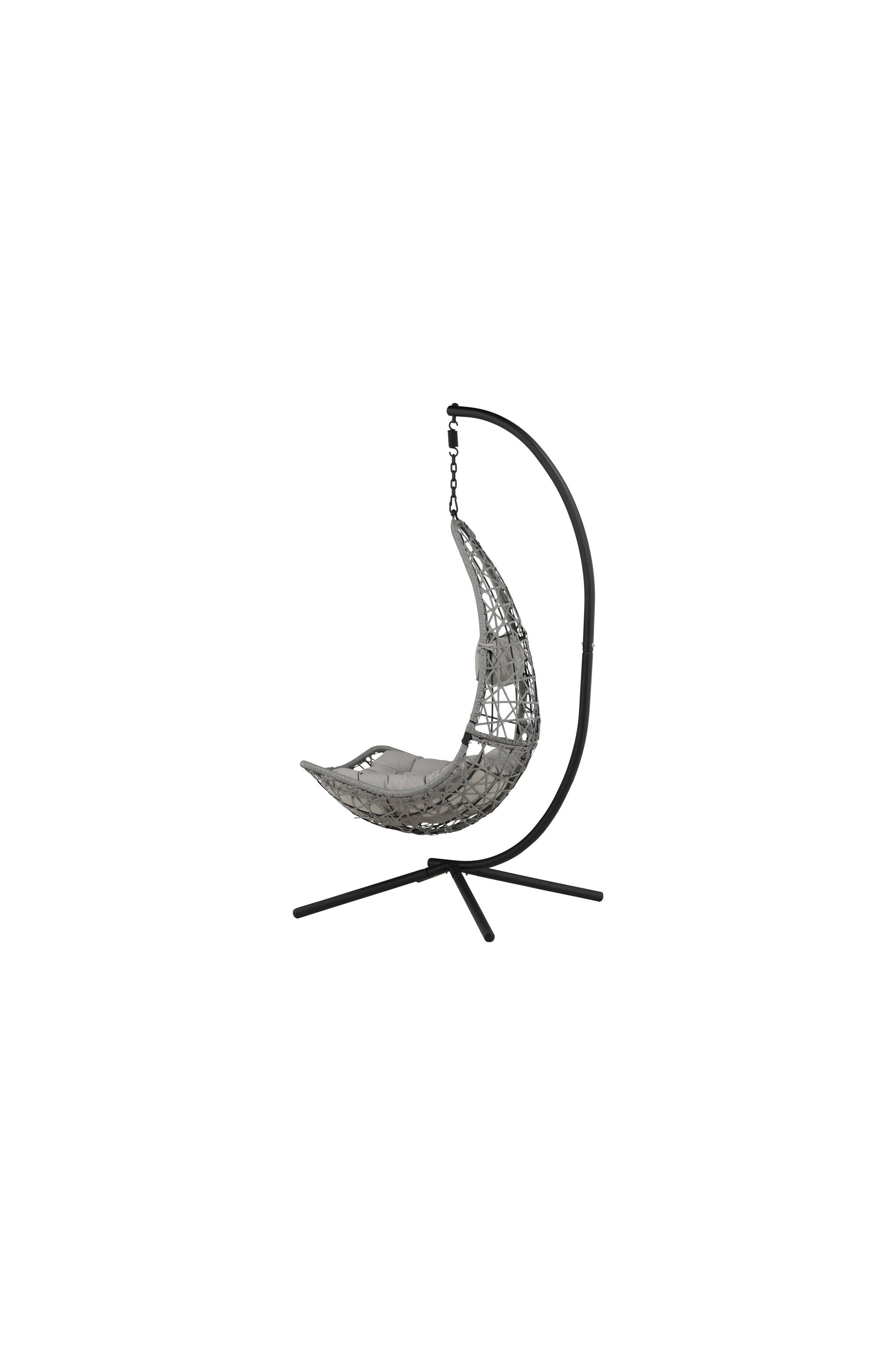 Edinburgh Hängesessel in Grau präsentiert im Onlineshop von KAQTU Design AG. Outdoor-Sessel ist von Venture Home
