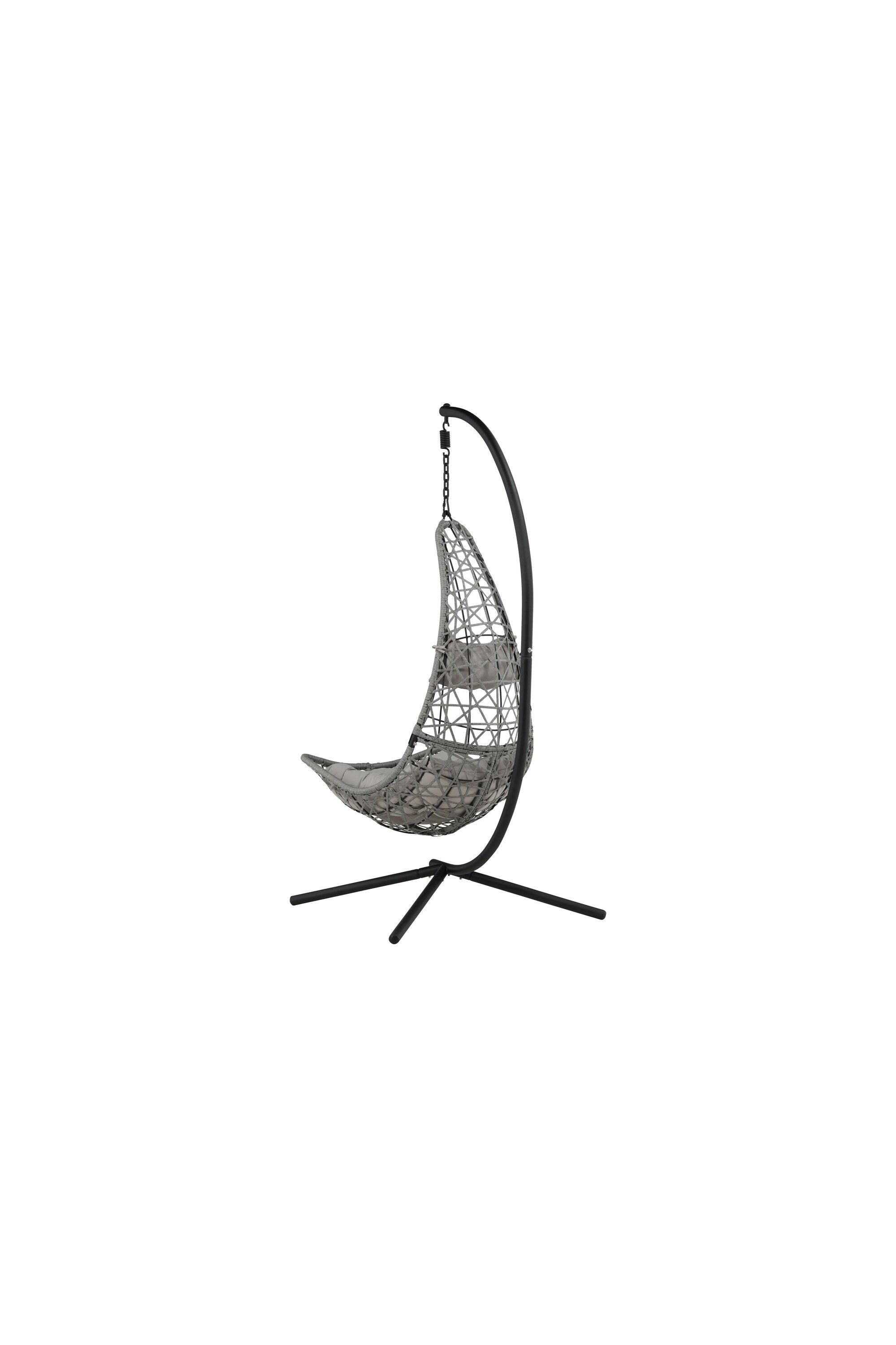 Edinburgh Hängesessel in Grau präsentiert im Onlineshop von KAQTU Design AG. Outdoor-Sessel ist von Venture Home