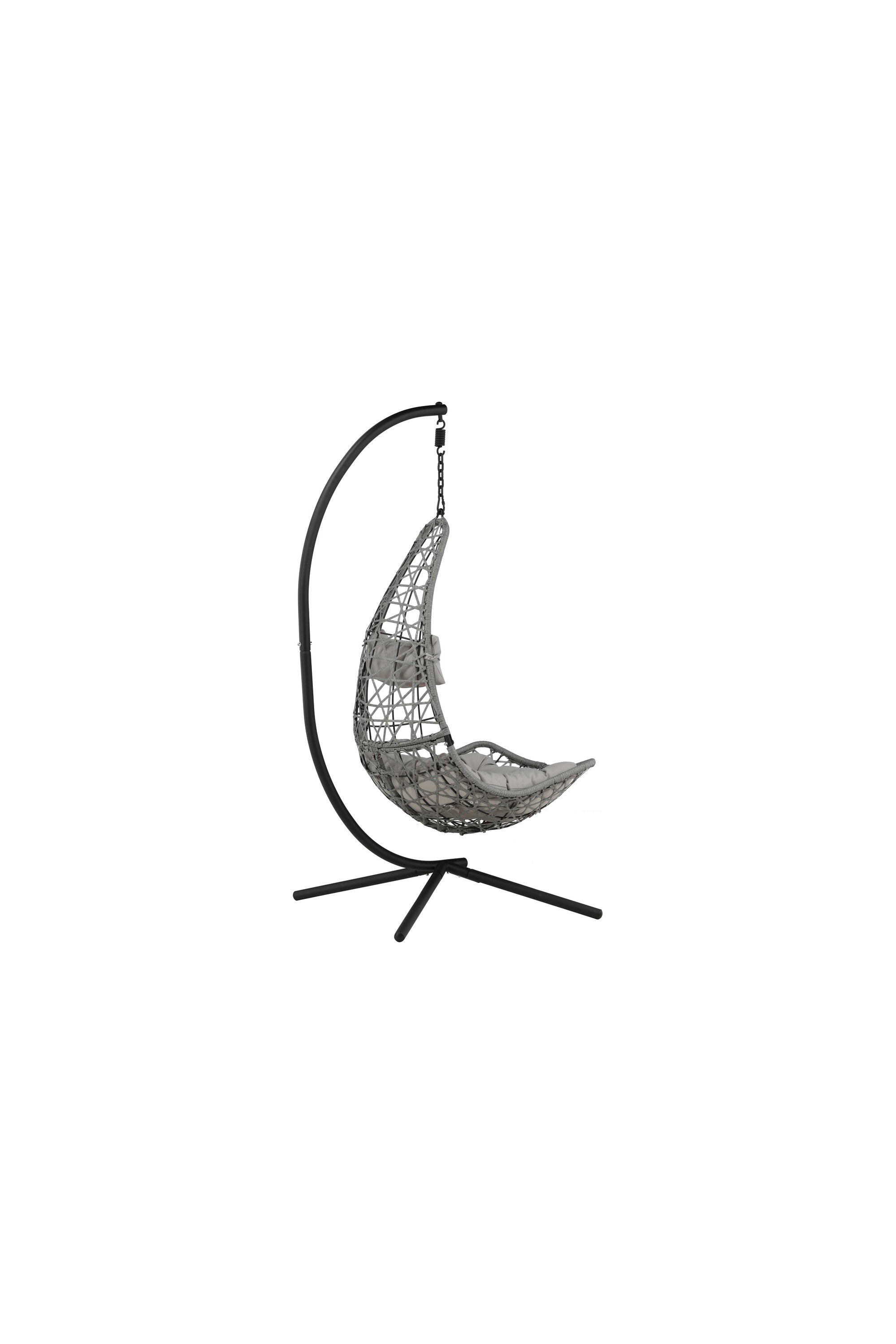 Edinburgh Hängesessel in Grau präsentiert im Onlineshop von KAQTU Design AG. Outdoor-Sessel ist von Venture Home