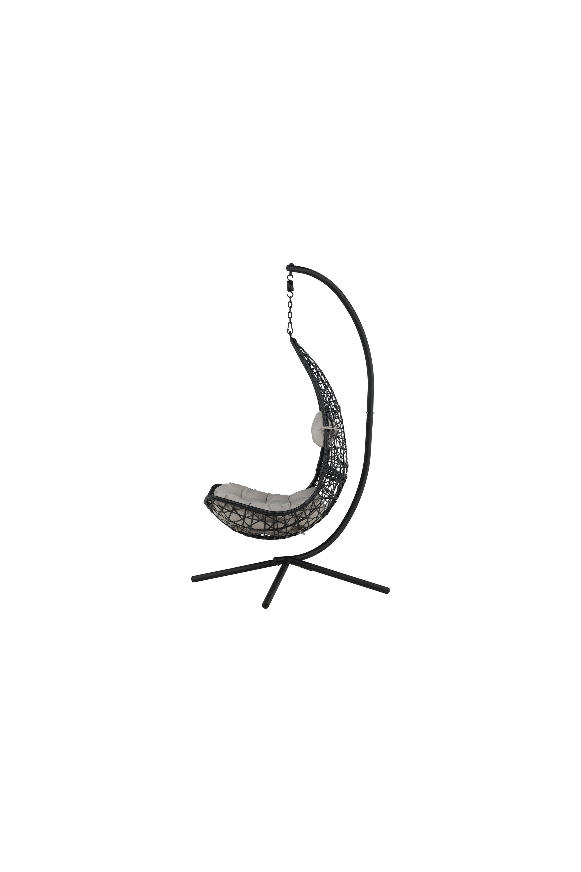 Edinburgh Hängesessel in Schwarz präsentiert im Onlineshop von KAQTU Design AG. Outdoor-Sessel ist von Venture Home