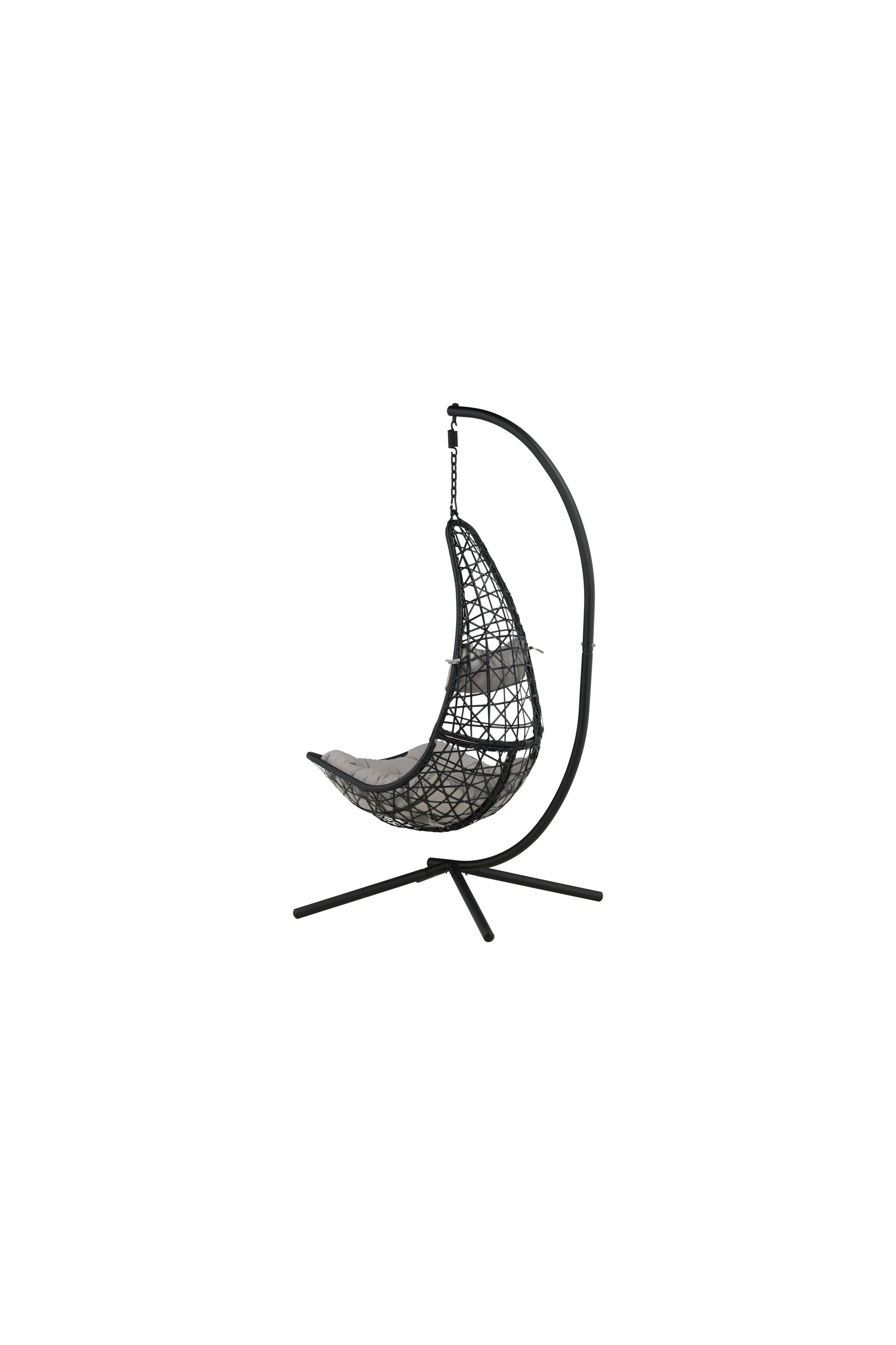 Edinburgh Hängesessel in Schwarz präsentiert im Onlineshop von KAQTU Design AG. Outdoor-Sessel ist von Venture Home