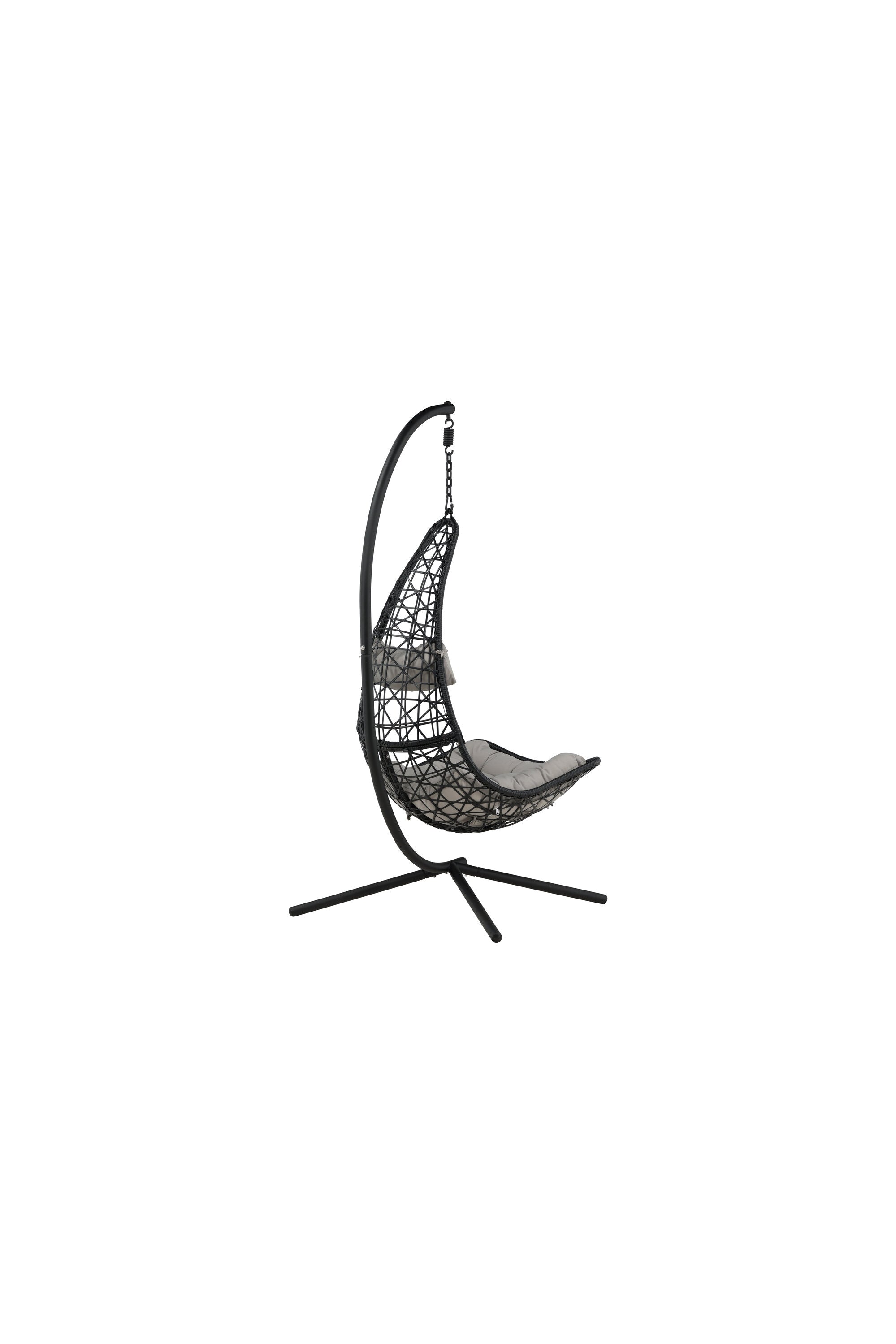 Edinburgh Hängesessel in Schwarz präsentiert im Onlineshop von KAQTU Design AG. Outdoor-Sessel ist von Venture Home