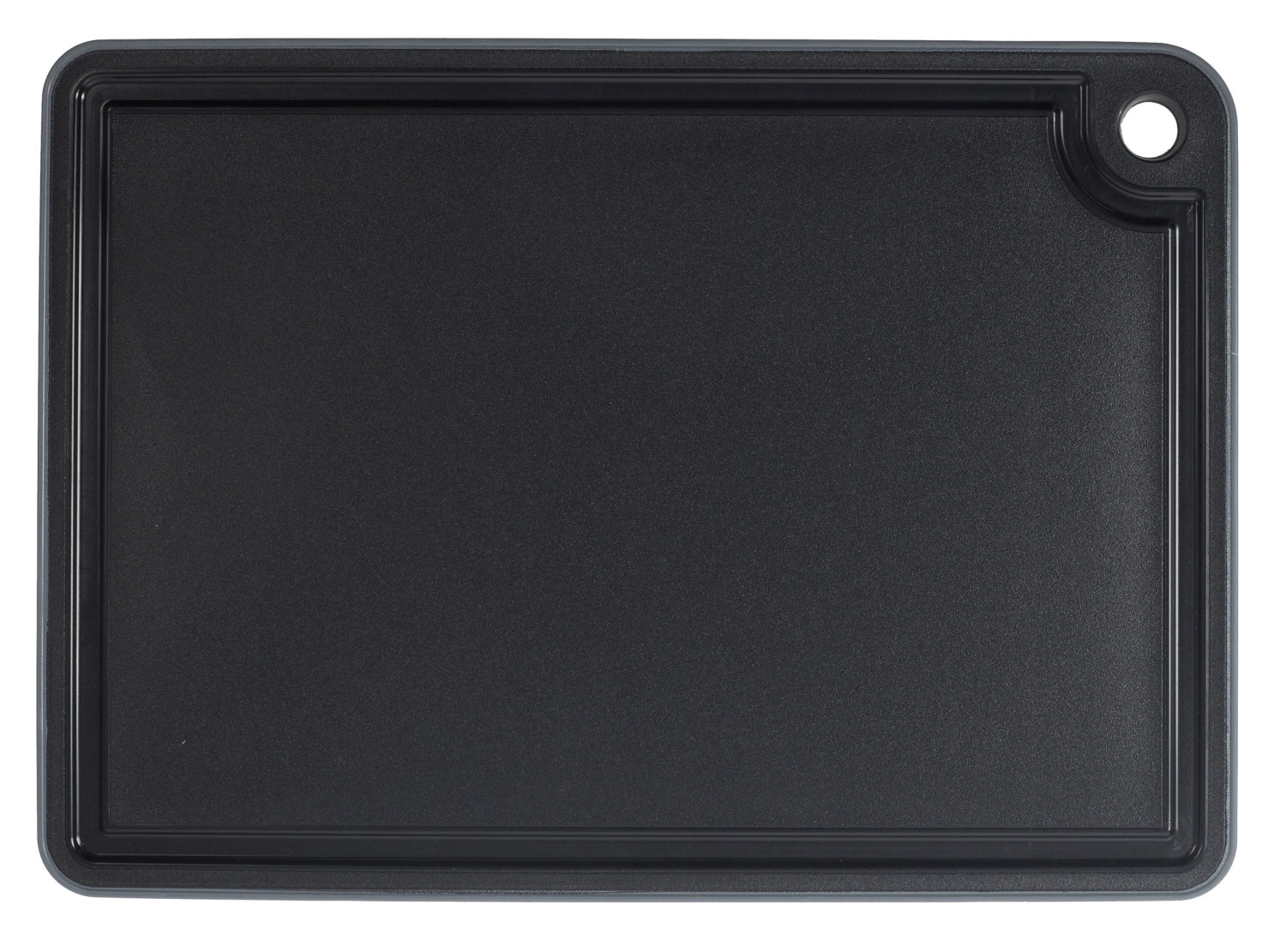 Schneidebrett Mimmi gross 35x25x1cm Antirutsch Rand d.grau