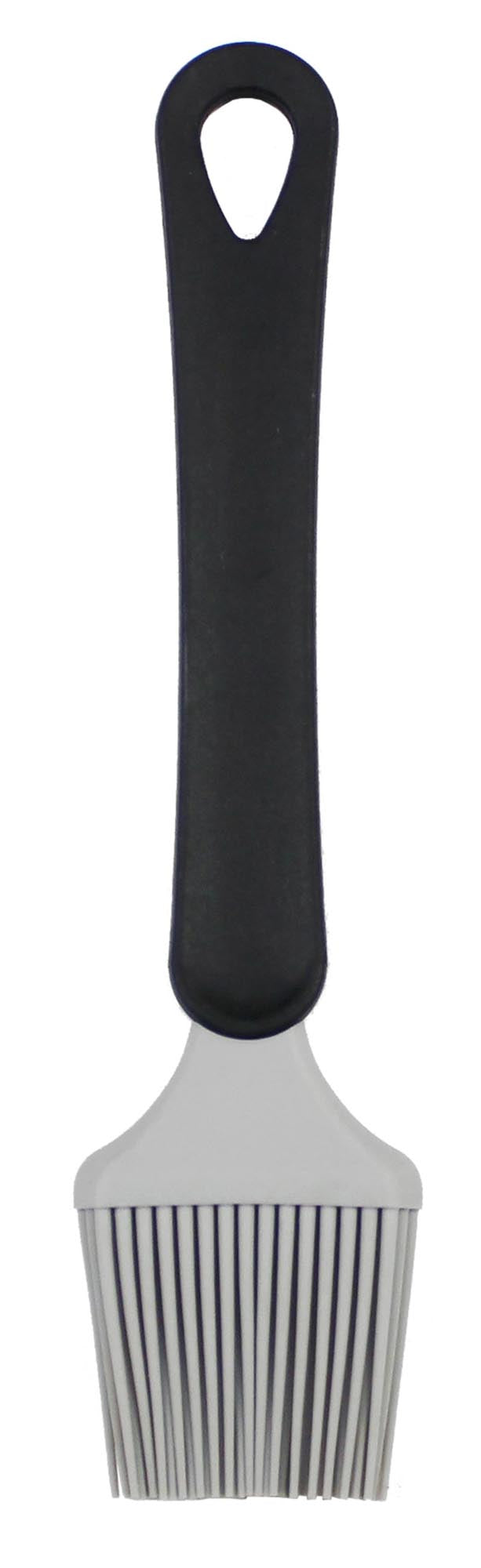 Grosser schwarzer/grauer Silikonpinsel von DaloLindén: langlebig, hitzebeständig, ideal für präzises Backen und Glasieren. Must-Have für Profis.