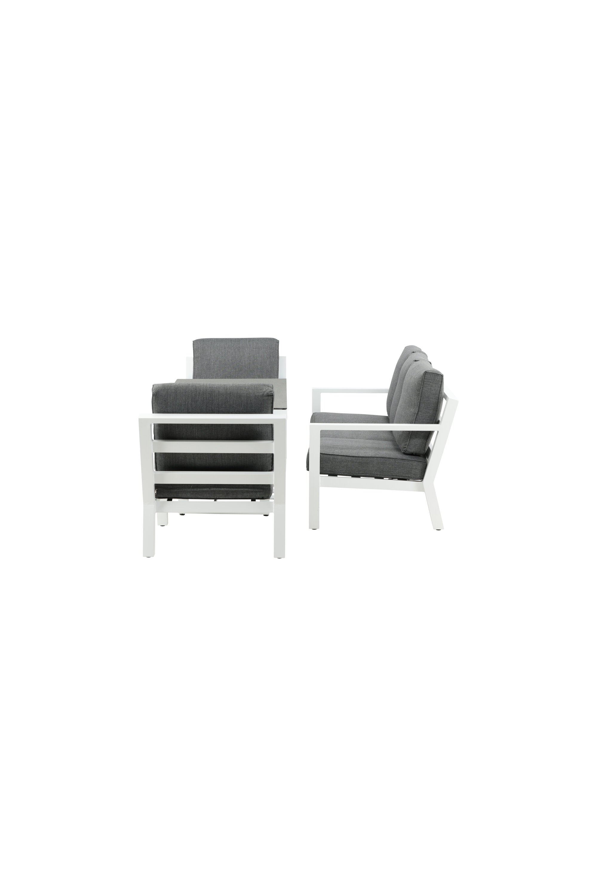 Sofagarnitur Barcelona in Grau präsentiert im Onlineshop von KAQTU Design AG. Loungeset ist von Venture Home