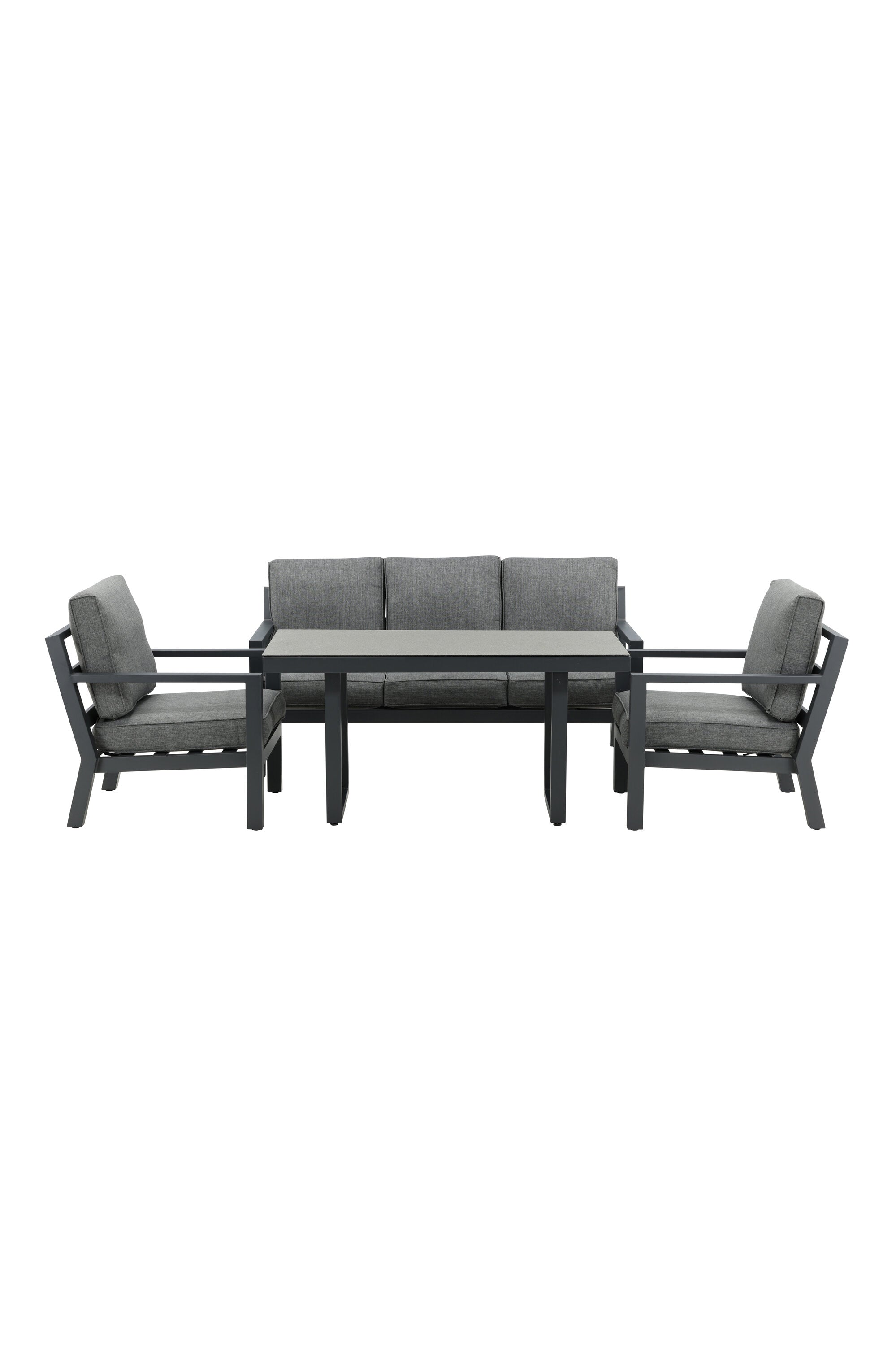 Sofagarnitur Barcelona in Schwarz präsentiert im Onlineshop von KAQTU Design AG. Loungeset ist von Venture Home