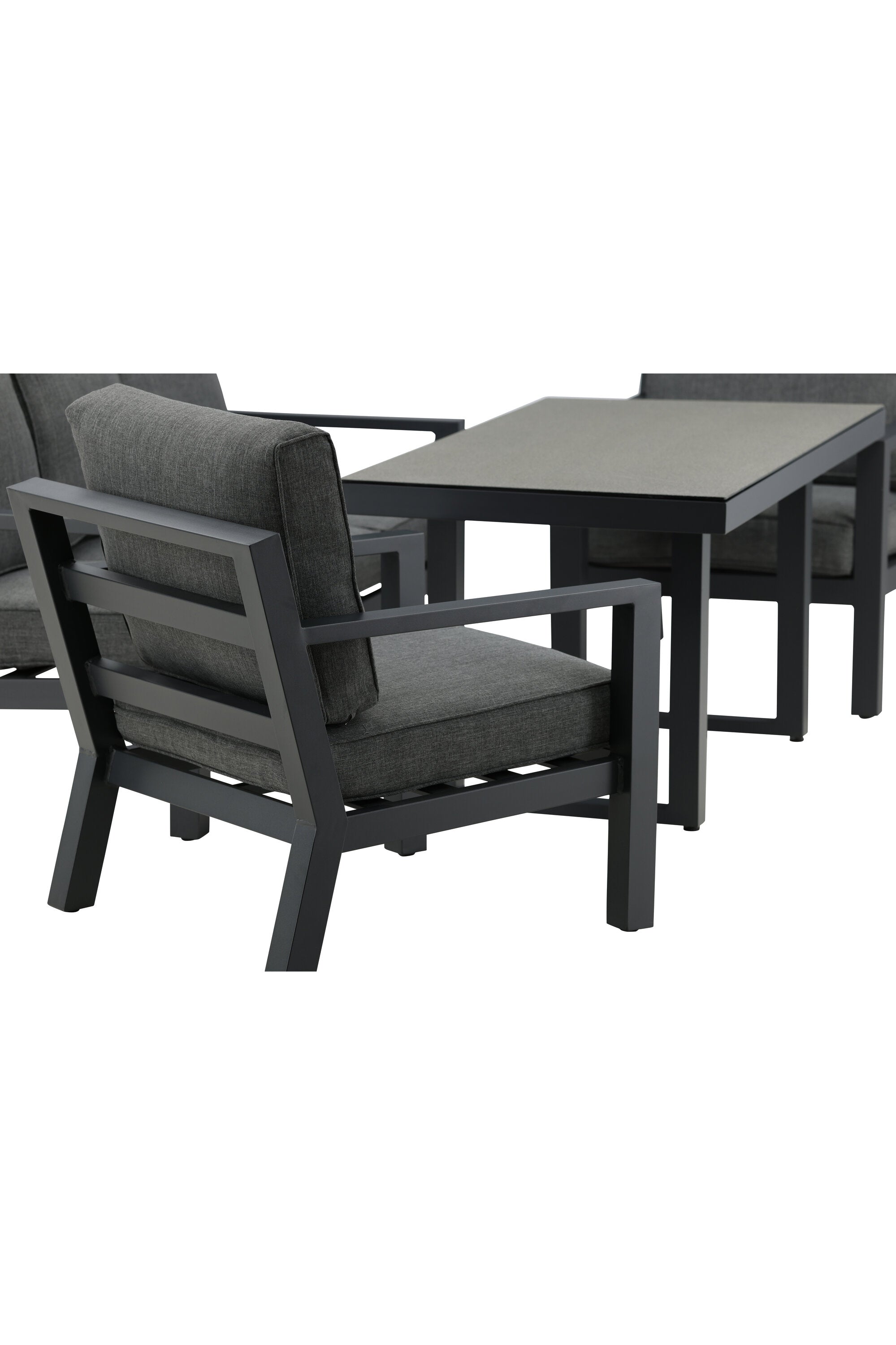 Sofagarnitur Barcelona in Schwarz präsentiert im Onlineshop von KAQTU Design AG. Loungeset ist von Venture Home