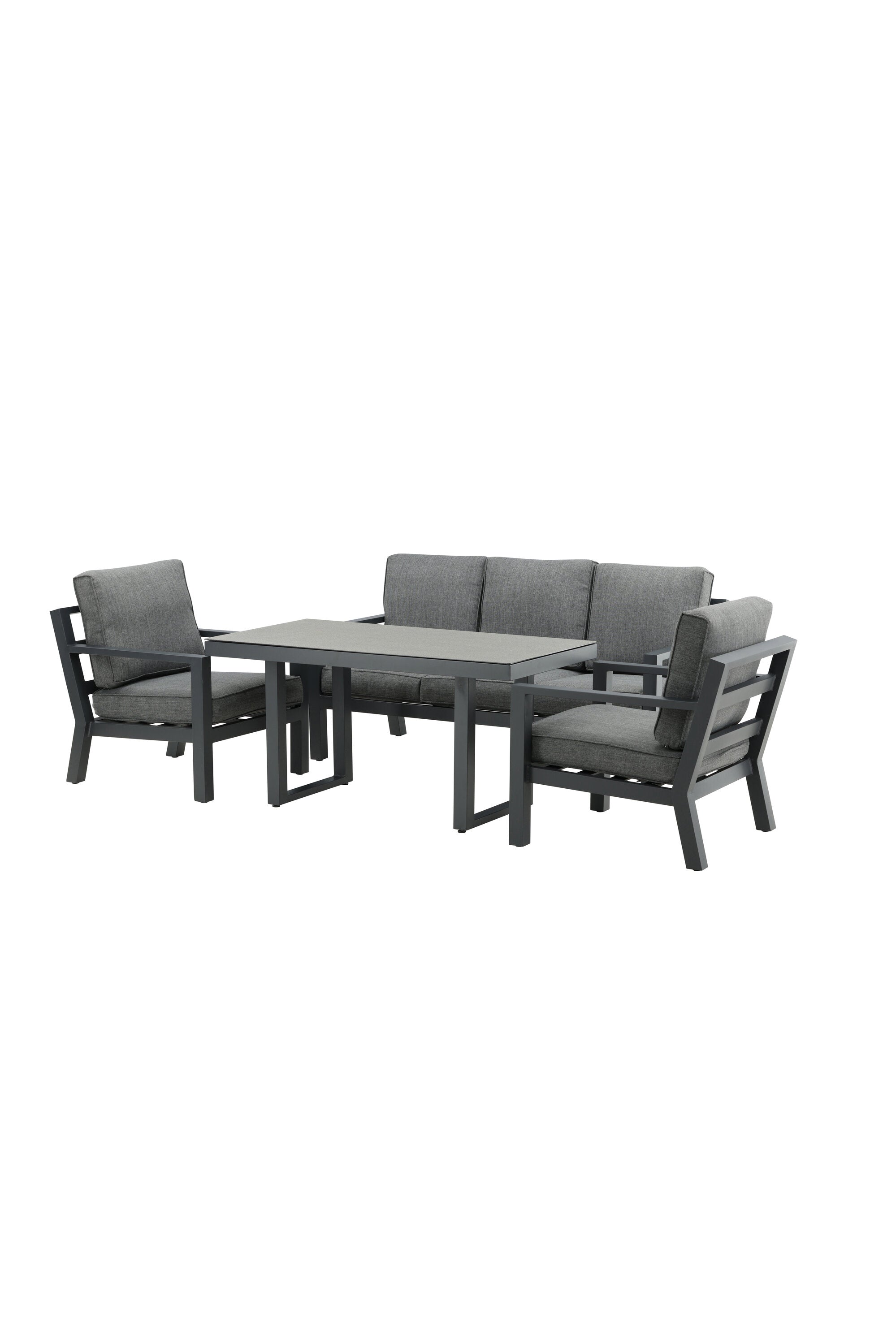 Sofagarnitur Barcelona in Schwarz präsentiert im Onlineshop von KAQTU Design AG. Loungeset ist von Venture Home