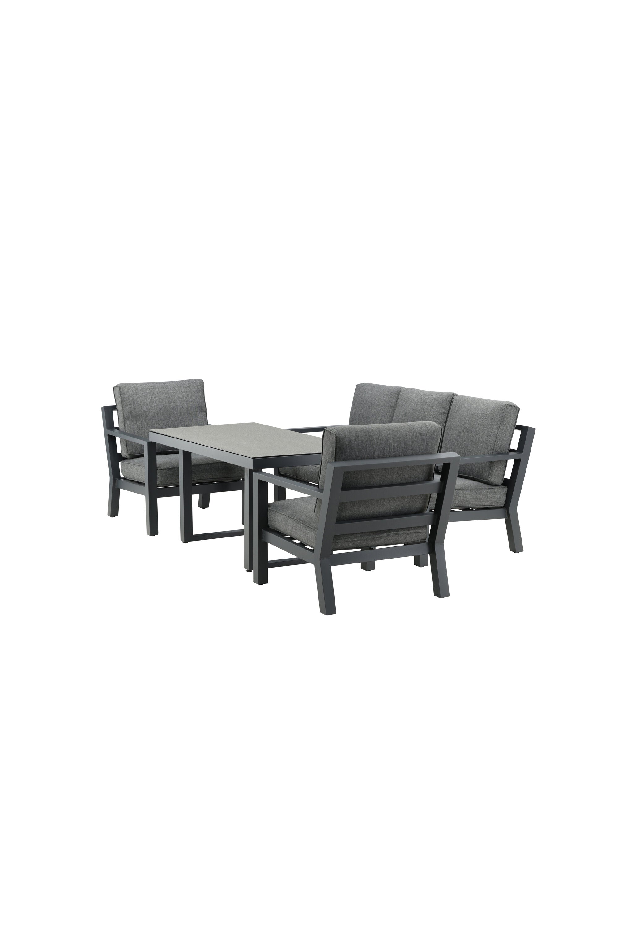 Sofagarnitur Barcelona in Schwarz präsentiert im Onlineshop von KAQTU Design AG. Loungeset ist von Venture Home