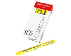 CARAN D'ACHE Fettkreide 10 Stück gelb