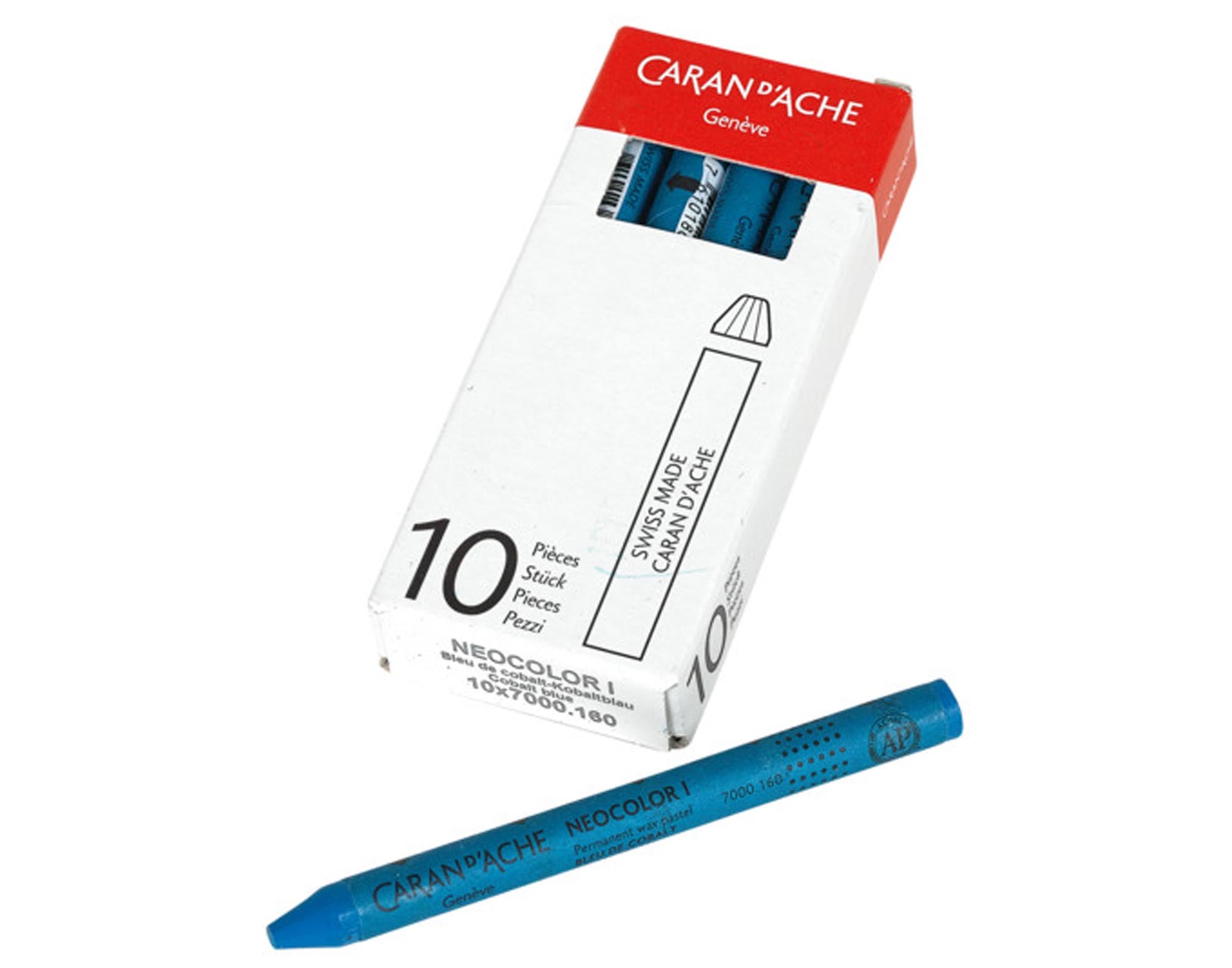 CARAN D'ACHE Fettkreide 10 Stück weiss in  präsentiert im Onlineshop von KAQTU Design AG. Büromaterial ist von CARAN D'ACHE
