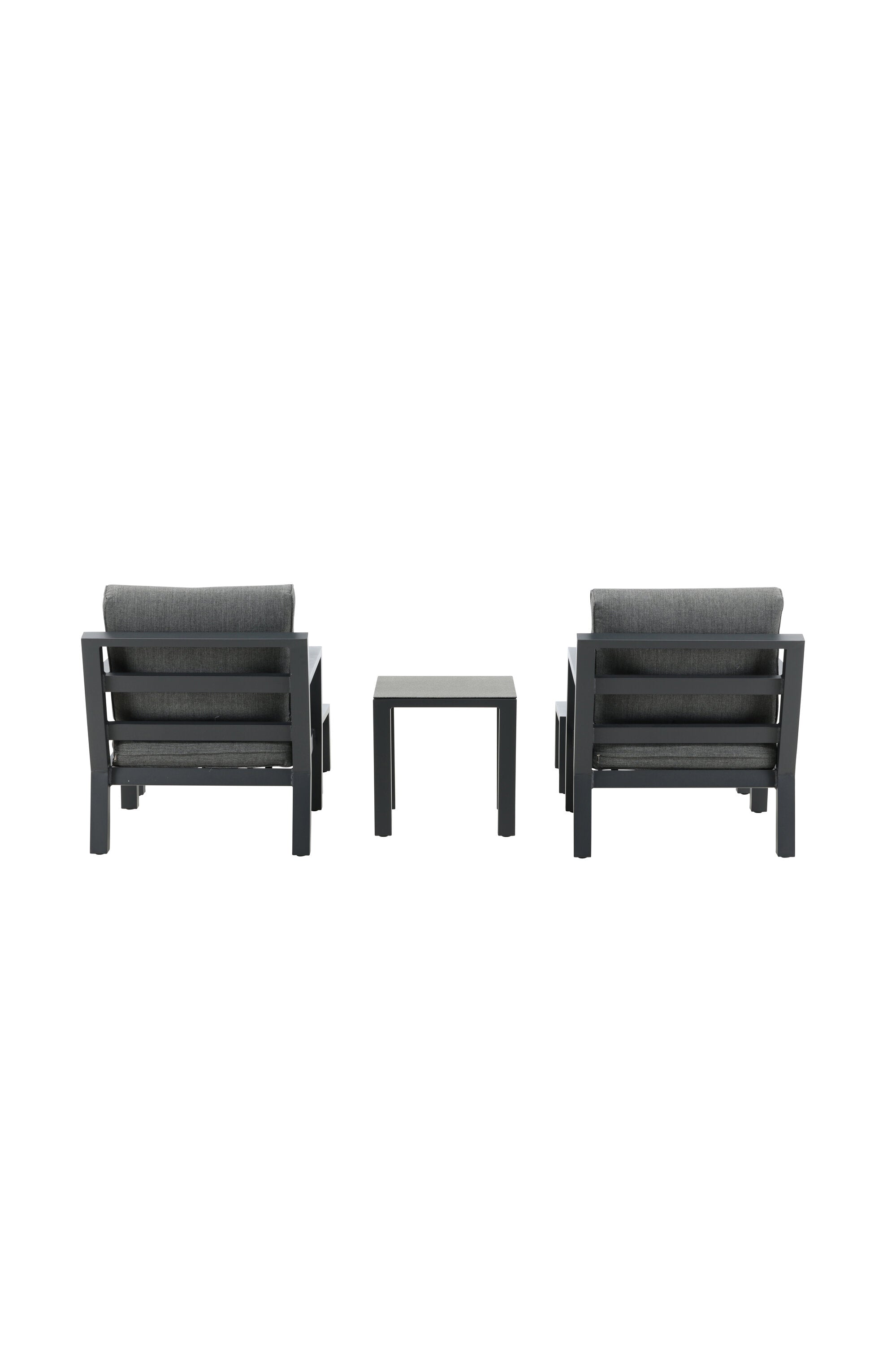 Barcelona Lounge Outdoorset 50cm in Schwarz präsentiert im Onlineshop von KAQTU Design AG. Loungeset ist von Venture Home