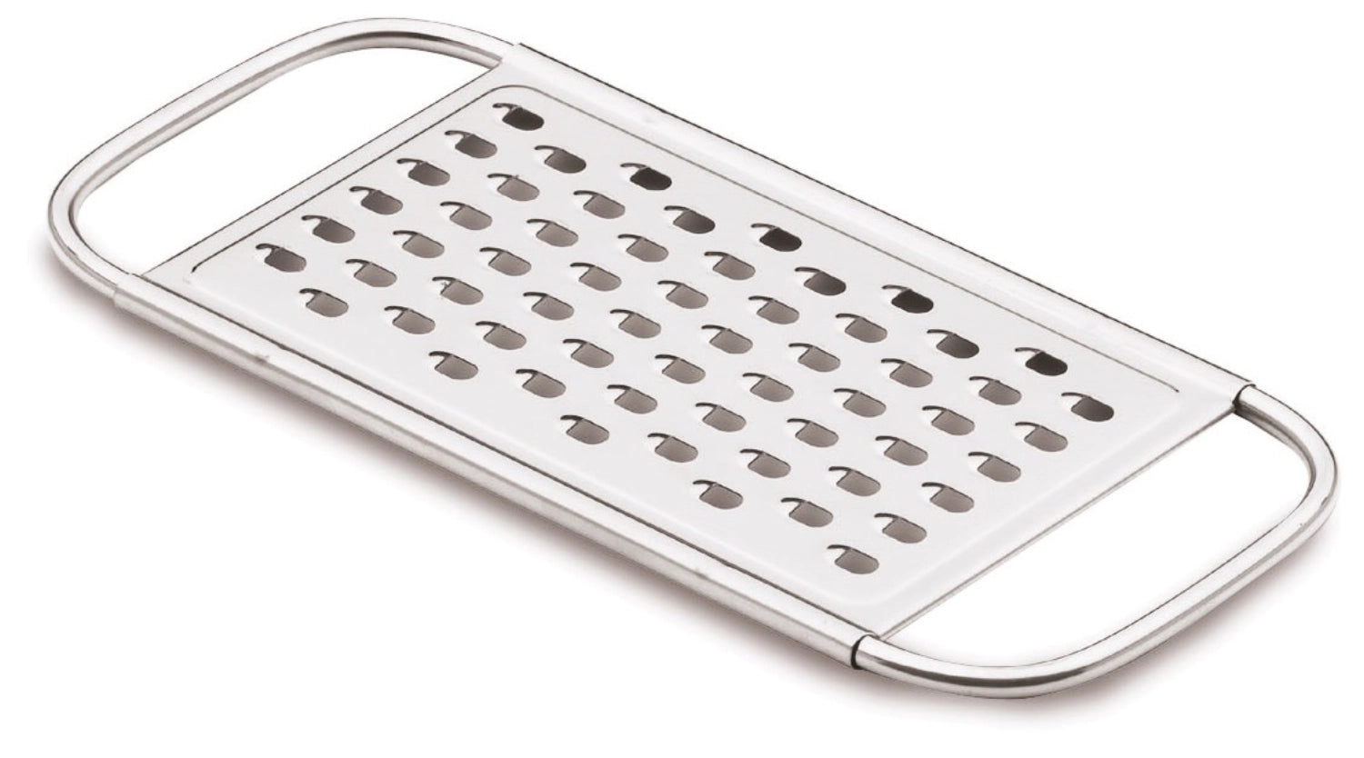 Reibe grob 25.5x11cm in Silber präsentiert im Onlineshop von KAQTU Design AG. Küchenhelfer ist von Lacor