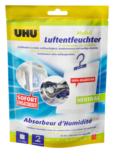 UHU Luftentfeuchter Mobil Neutral 100 g SB in  präsentiert im Onlineshop von KAQTU Design AG. Haushaltshilfen ist von UHU