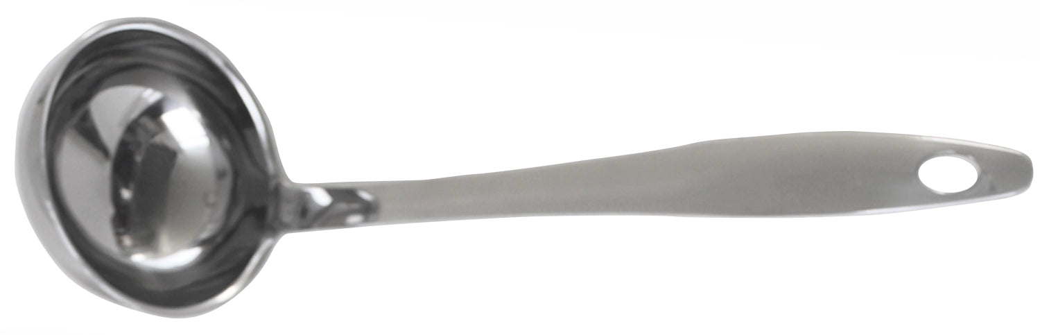 Mehlsieb von de Buyer mit Ø 21 cm und 0,8 mm Perforierung, ideal zum Sieben von Mehl und anderen trockenen Zutaten in der Küche.