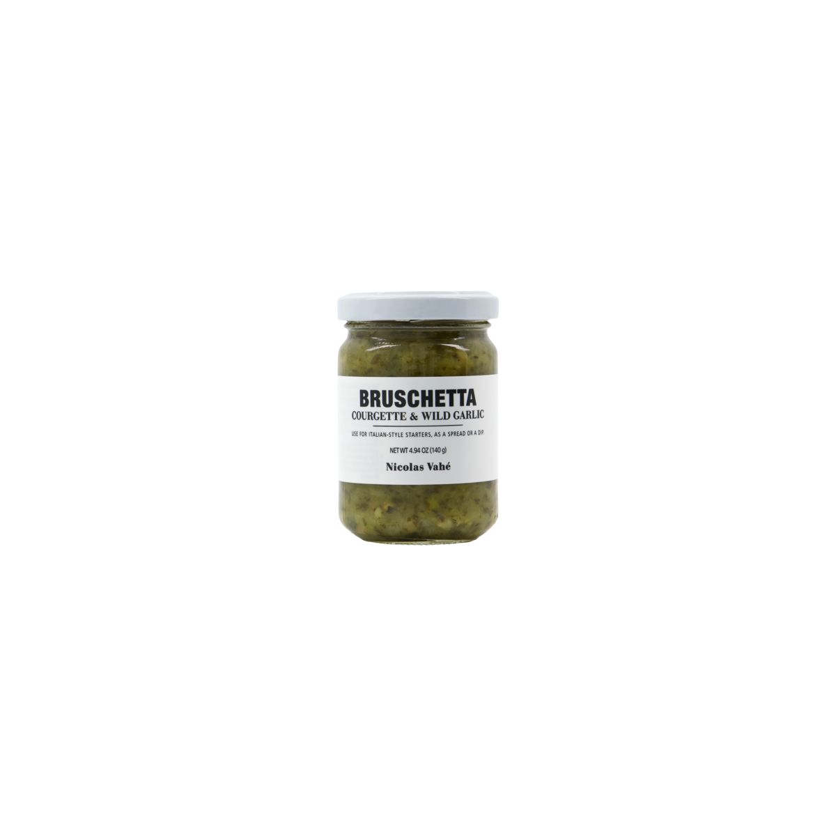 Bruschetta, courgette & wild Knoblauch in  präsentiert im Onlineshop von KAQTU Design AG. Lebensmittel ist von Nicolas Vahé