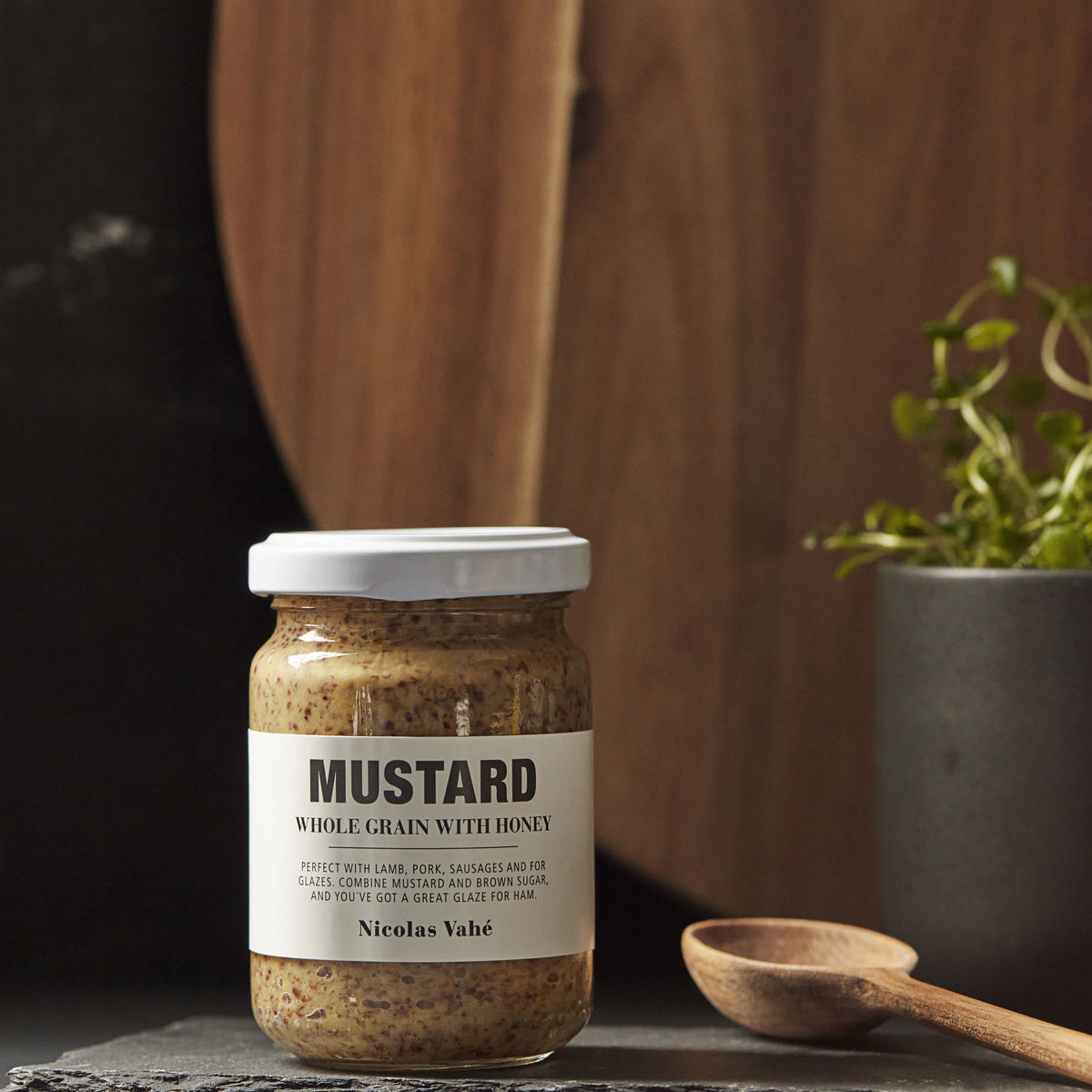 Mustard, Whole Grain & Honig in  präsentiert im Onlineshop von KAQTU Design AG. Lebensmittel ist von Nicolas Vahé