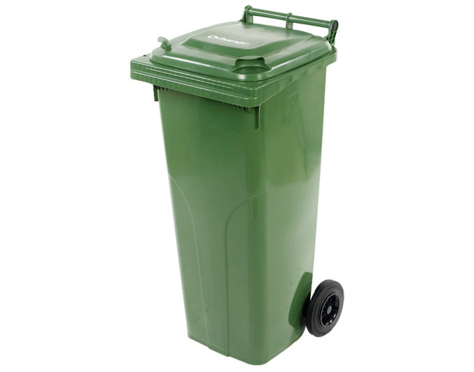 Abfallbehälter 140 l grün in  präsentiert im Onlineshop von KAQTU Design AG. Mülleimer ist von CONTENA OCHSNER