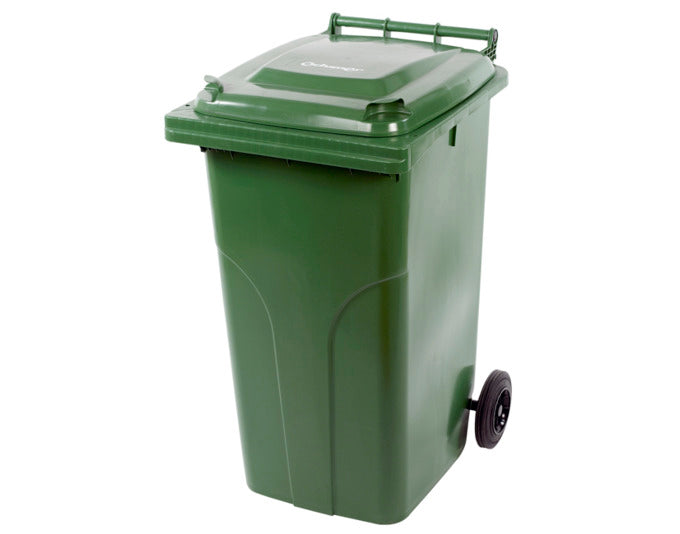 Abfallbehälter 240 l grün in  präsentiert im Onlineshop von KAQTU Design AG. Mülleimer ist von CONTENA OCHSNER