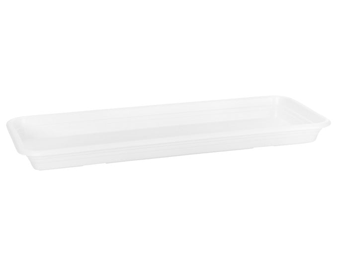 EBERTSANKEY Untersetzer zu Blumenkasten Super weiss 40x15x3 cm in  präsentiert im Onlineshop von KAQTU Design AG. Pflanzentopfzubehör ist von EBERT