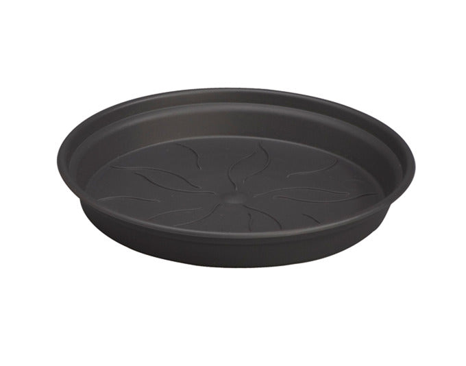 ELHO Untersetzer green basics living black ø 10 cm in  präsentiert im Onlineshop von KAQTU Design AG. Pflanzentopfzubehör ist von ELHO