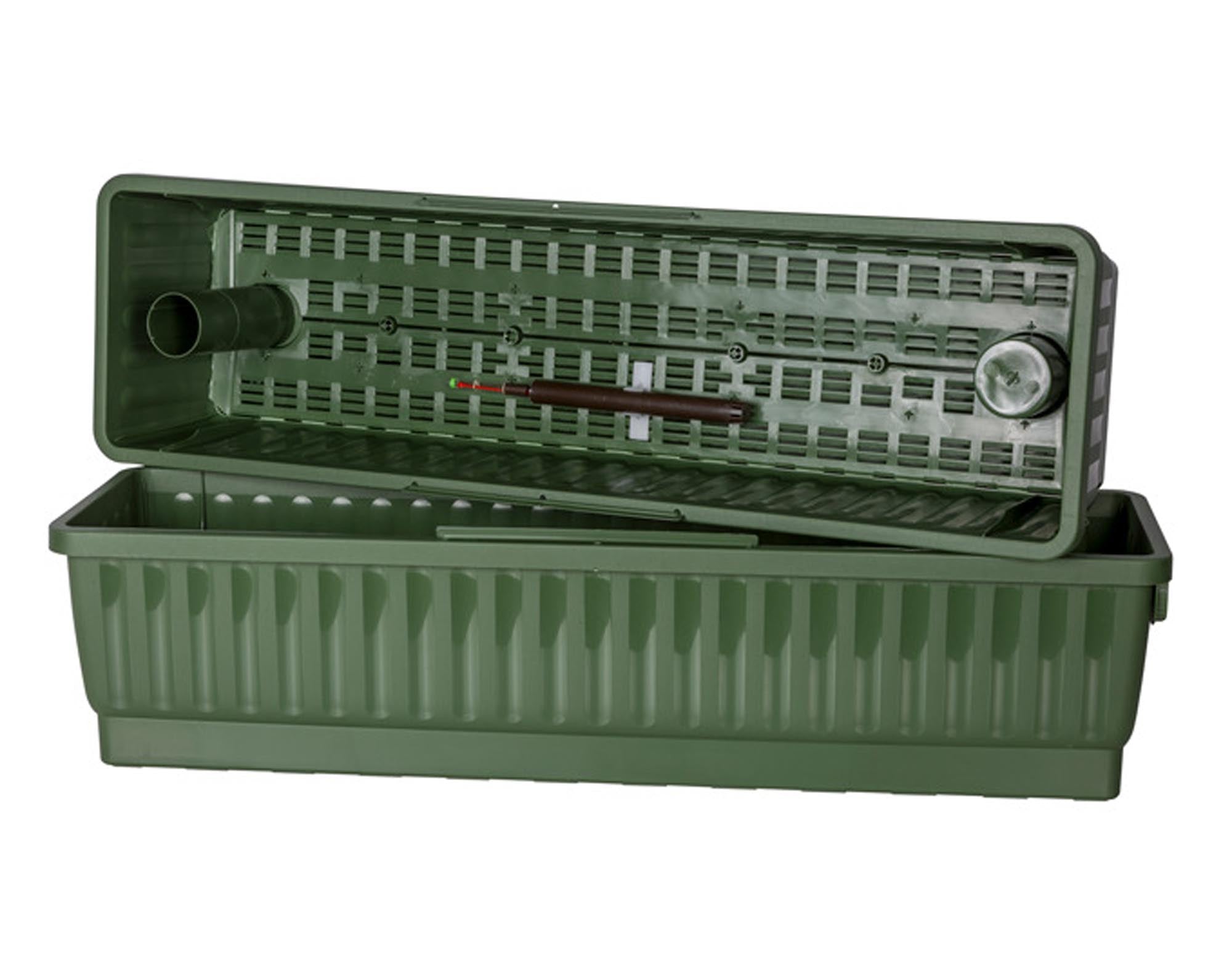 Balkonkasten Venezia 80 cm grün in  präsentiert im Onlineshop von KAQTU Design AG. Balkonkiste ist von TECHNOPLANT