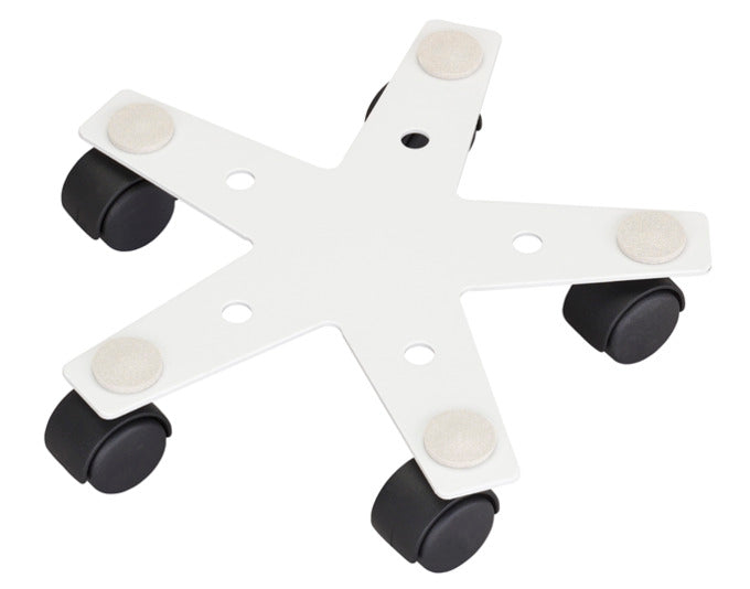 FLORA Rolluntersetzer Star weiss 40 cm in  präsentiert im Onlineshop von KAQTU Design AG. Pflanzentopfzubehör ist von E + h