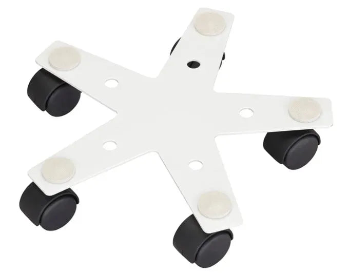 FLORA Rolluntersetzer Star weiss 30 cm in  präsentiert im Onlineshop von KAQTU Design AG. Pflanzentopfzubehör ist von E + h
