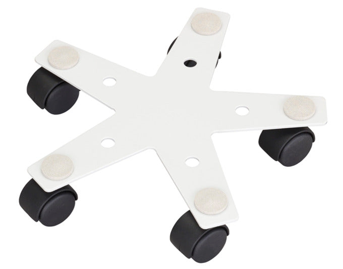 FLORA Rolluntersetzer Star weiss 40 cm in  präsentiert im Onlineshop von KAQTU Design AG. Pflanzentopfzubehör ist von E + h