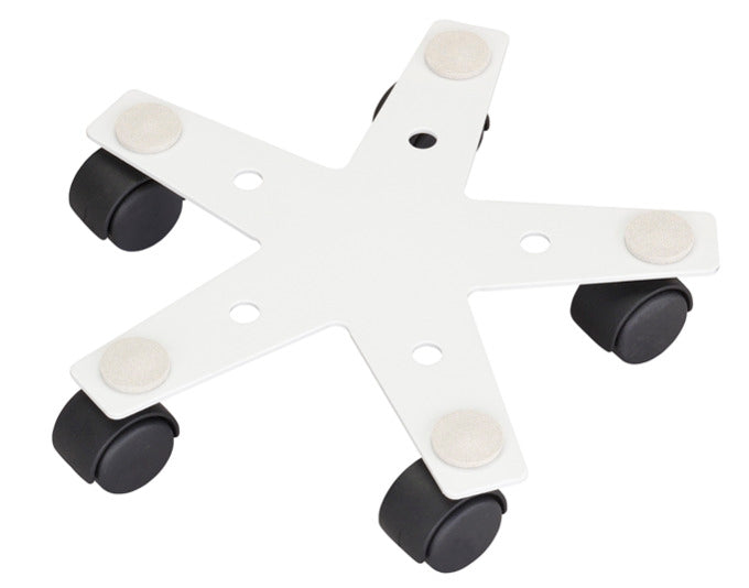 FLORA Rolluntersetzer Star weiss 40 cm in  präsentiert im Onlineshop von KAQTU Design AG. Pflanzentopfzubehör ist von E + h