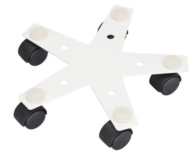 FLORA Rolluntersetzer Star weiss 35 cm in  präsentiert im Onlineshop von KAQTU Design AG. Pflanzentopfzubehör ist von E + h