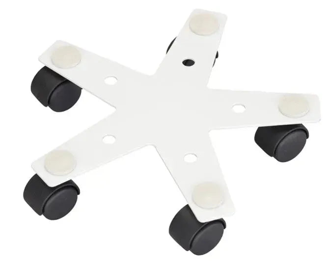 FLORA Rolluntersetzer Star weiss 35 cm in  präsentiert im Onlineshop von KAQTU Design AG. Pflanzentopfzubehör ist von E + h