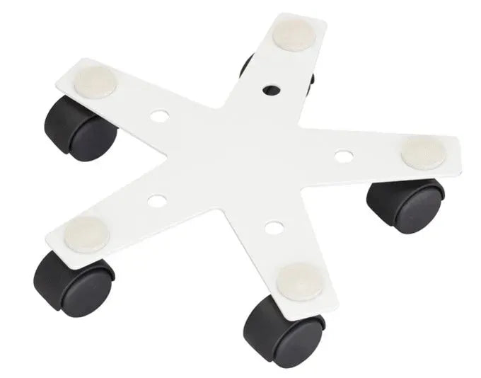 FLORA Rolluntersetzer Star weiss 35 cm in  präsentiert im Onlineshop von KAQTU Design AG. Pflanzentopfzubehör ist von E + h