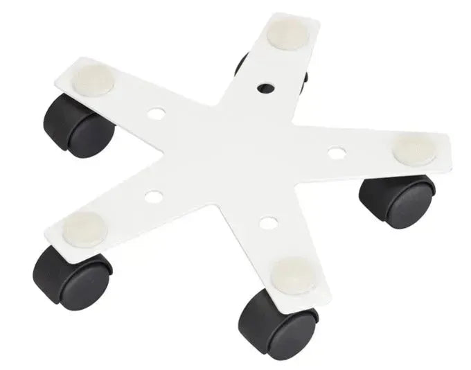 FLORA Rolluntersetzer Star weiss 35 cm in  präsentiert im Onlineshop von KAQTU Design AG. Pflanzentopfzubehör ist von E + h