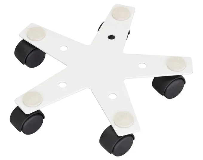 FLORA Rolluntersetzer Star weiss 40 cm in  präsentiert im Onlineshop von KAQTU Design AG. Pflanzentopfzubehör ist von E + h