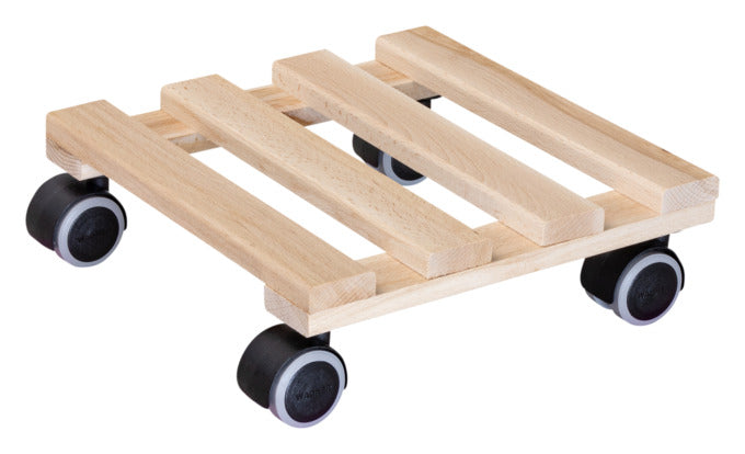 WAGNER SYSTEM Pflanzenroller Buche 25x25 cm nature in  präsentiert im Onlineshop von KAQTU Design AG. Pflanzentopfzubehör ist von WAGNER