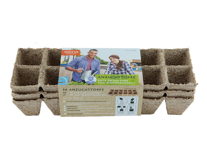 SIENA GARDEN Anzuchttopf ø 8 cm 16 Stück in  präsentiert im Onlineshop von KAQTU Design AG. Pflanzentopf Outdoor ist von SIENA GARDEN